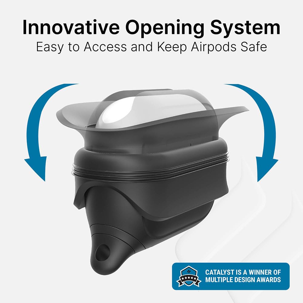 Catalyst AirPods ケース Catalyst - Waterproof Case for AirPods Pro, Carabiner, Compatible